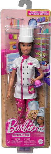 Barbie Careers Doll - Bakery Pastry Chef HKT67 - Colorland Toys